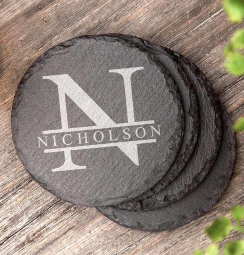Personalized Slate Coasters